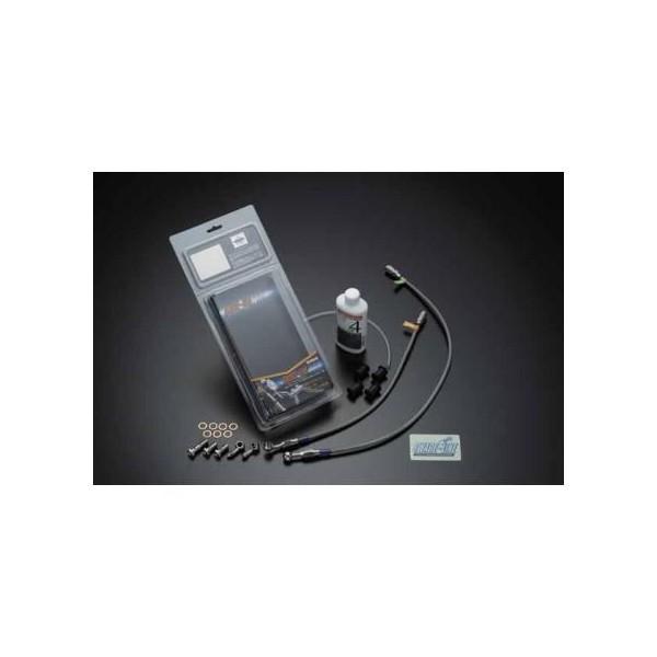 Swage-PRO フロントブレーキホースキット スモークホース シルバー