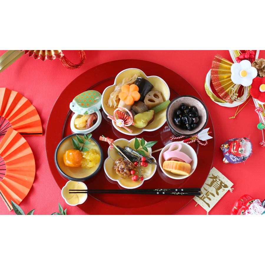 錦 亀 蓋付き珍味鉢 (小) 6.5cm 有田焼 幸楽窯 // 和食器 食器 陶箱