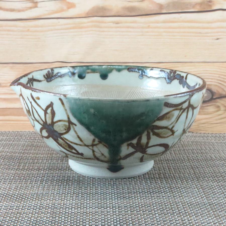 すり鉢 美濃焼 5寸片口スリ鉢織部てっせん 調理器具 ドレッシング｜和