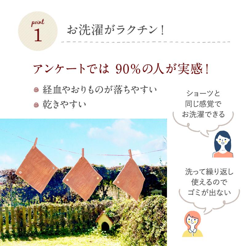 華布（hanafu） 布ナプキン おりもの ライナー オーガニック お試し