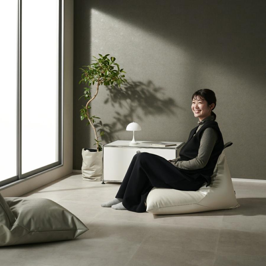 ハナロロ 【ハナロロ公式】ビーズクッション 人をダメにするソファ