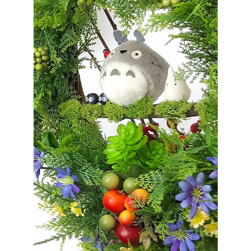 ジブリ となりのトトロ「親子仲良しリース止まり木」トトログッズ