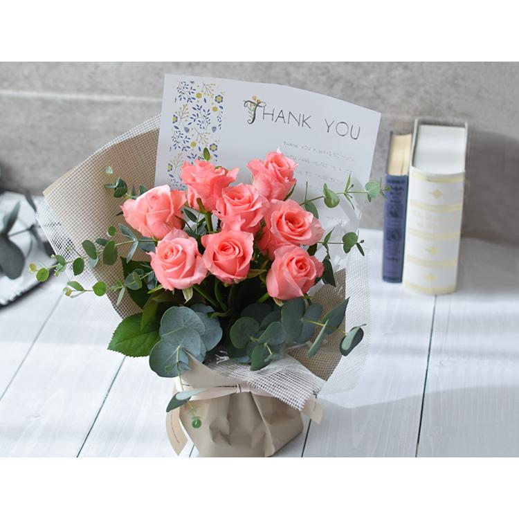 フラワーマーケット花由 バラ尽くしの そのままブーケ (R) ローザ