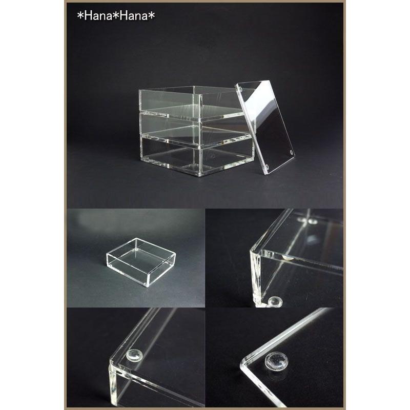 重箱 アクリル 3段 ミニ S 13.5cm 食器 少量おせち用 弁当箱