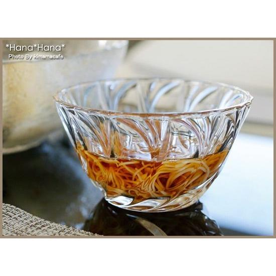 ADERIA 食器 ガラス食器 かき氷 みつ豆 デザート 小鉢 ボウル 12cm