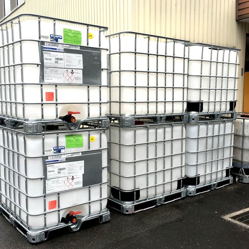中古) IBCコンテナ 貯水タンク (置き場渡し：岡山県美作市) : ハンド