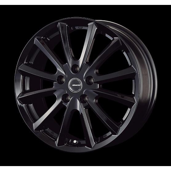 KOSEI QRASIZ VS6 18インチ 7.0J +48 5-114.3 グロッシーブラック 4本