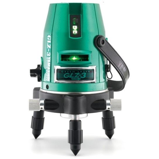 代引き不可 YAMASHIN 山真製鋸 グリーンレーザー墨出し器 GLZ-3-W 受光