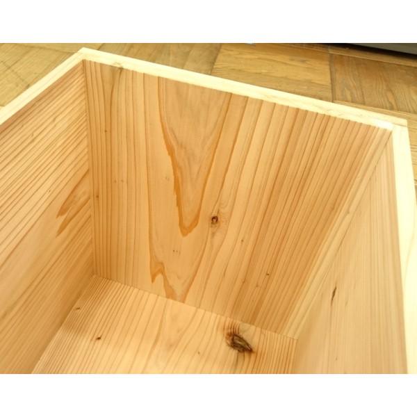 杉 箱 収納ボックス ウッドボックス / リンゴ箱 りんご箱 640×300