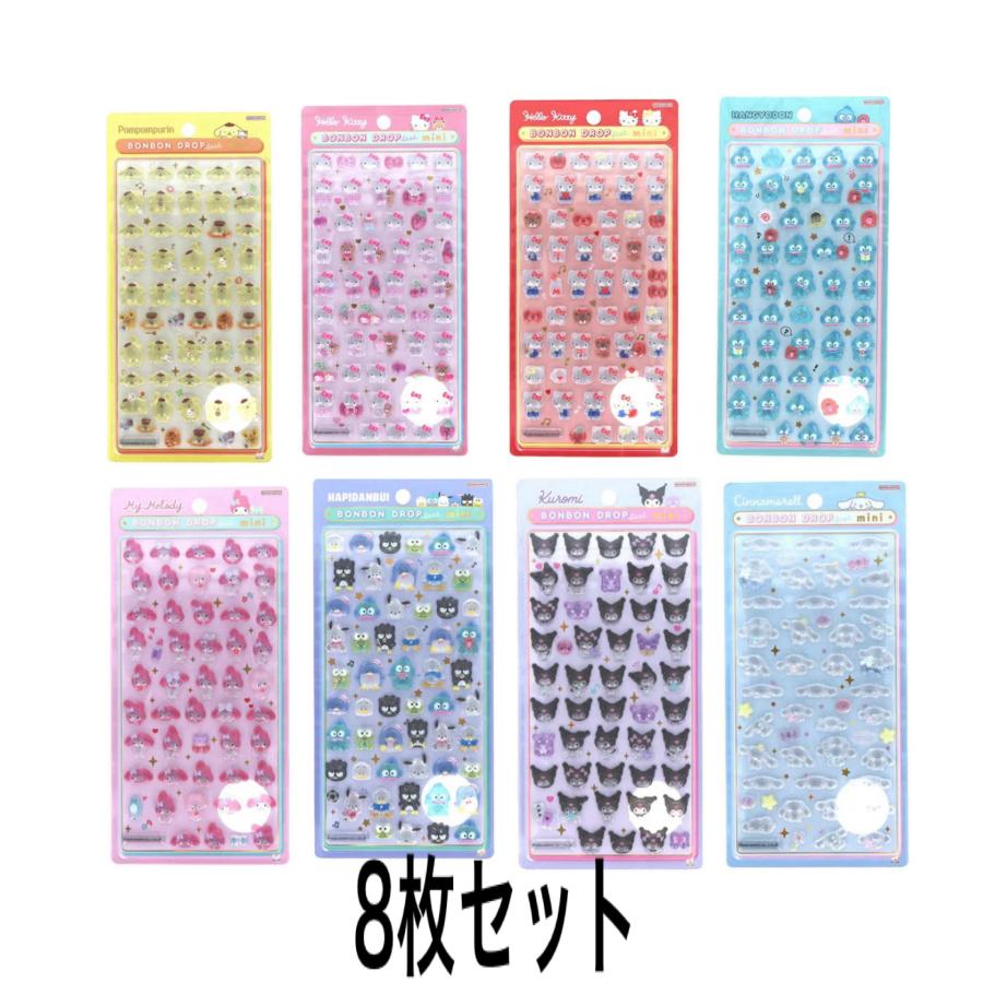 サンスター文具 ボンボンドロップシール ミニ サンリオキャラクターズ