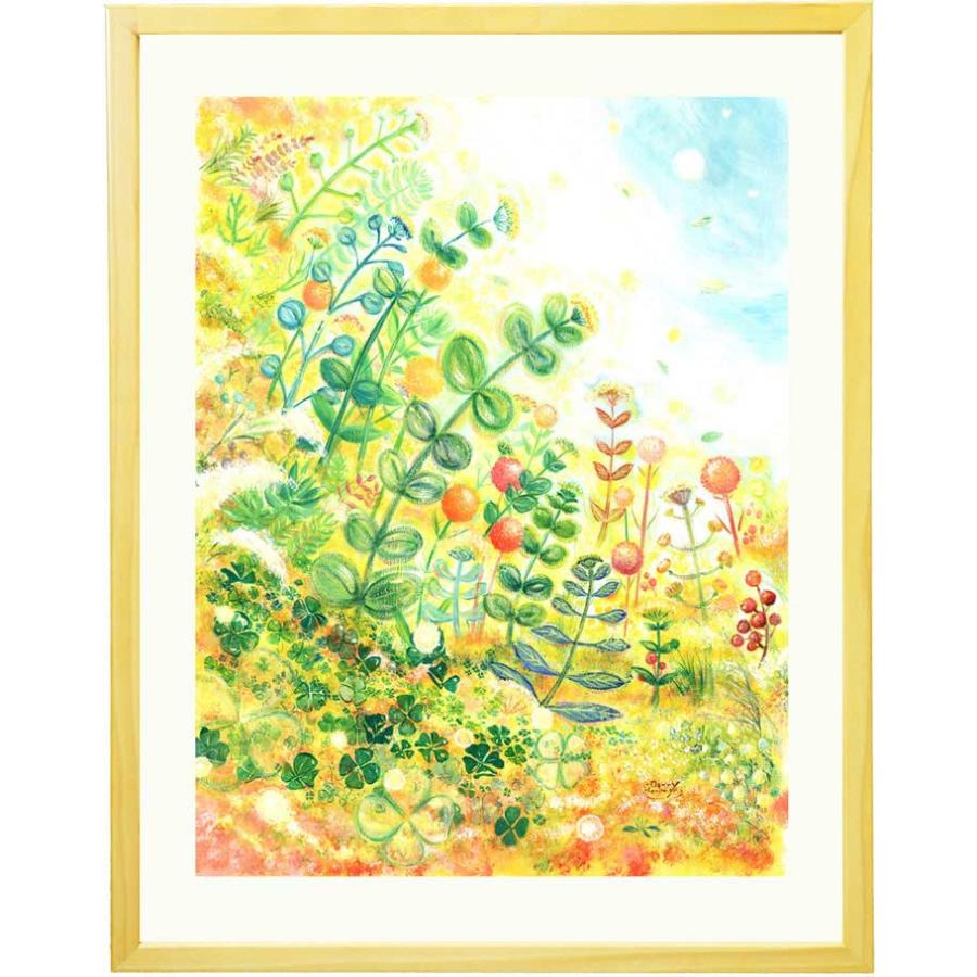 出産祝い 名入れ 赤ちゃん 誕生記念 絵 幸せアート(grow/Mサイズ