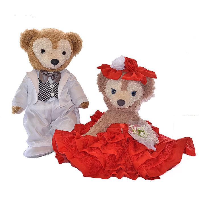 Disney（ディズニー） ダッフィーシェリーメイ ウェディング ペア S