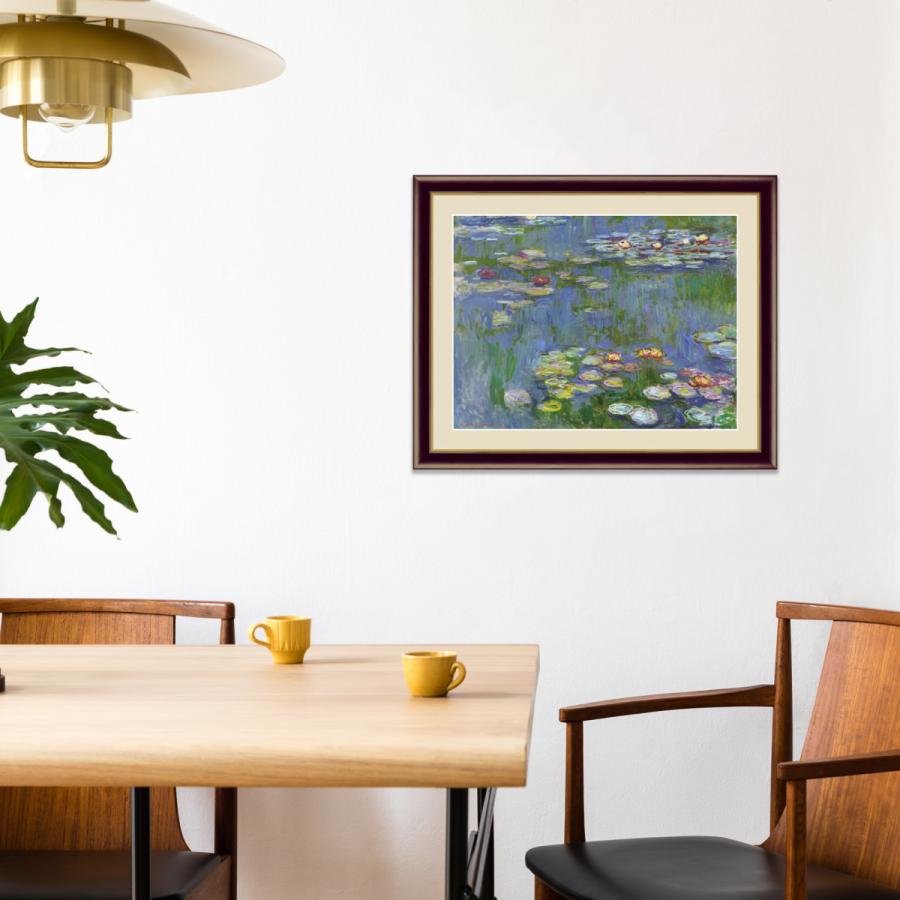 印象派 クロード・モネ 絵画 額入り 世界の名画 インテリア アート(f6