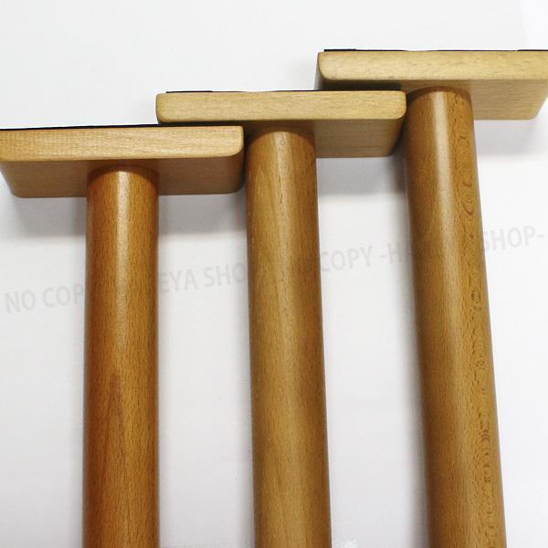耐震用木製つっぱりポール Lサイズ2本セット 高さ550〜670mmに対応