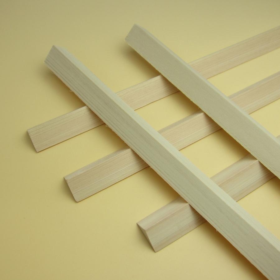 桧工作材 （20×△×900mm） 90cm 小割材 ヒノキ ひのき 三角形 DIY 木材