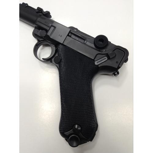 タナカワークス ルガー P08 8インチ R-Type HW ブラック ガスガン ガス