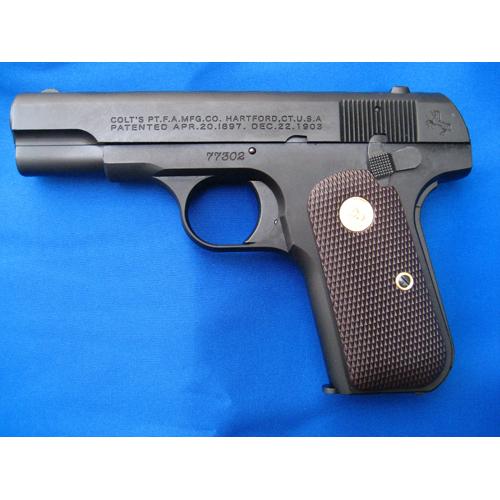 CAW Colt .32 AUTO HW ブラック（発火式 モデルガン 完成 本体
