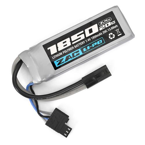 G-FORCE（ジーフォース） G−FORCE ZAC リポバッテリー 7.4V 1850mAh