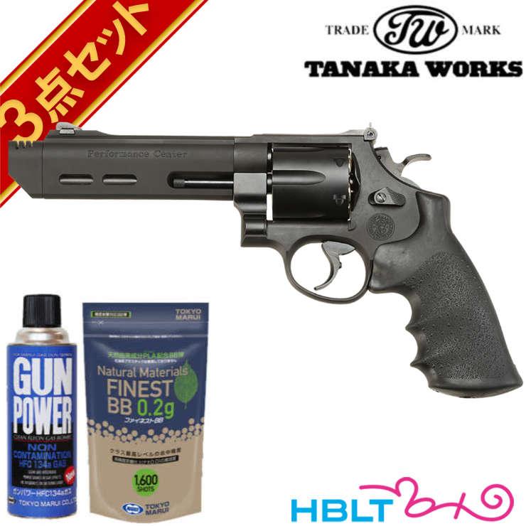 タナカワークス S&W M29 PC V−Comp Ver.3 HW ブラック 5インチ ガス