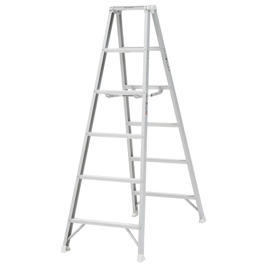 ALINCO（アルインコ） 脚立 6段 ホワイト 軽量 専用脚立 アルミ MSW