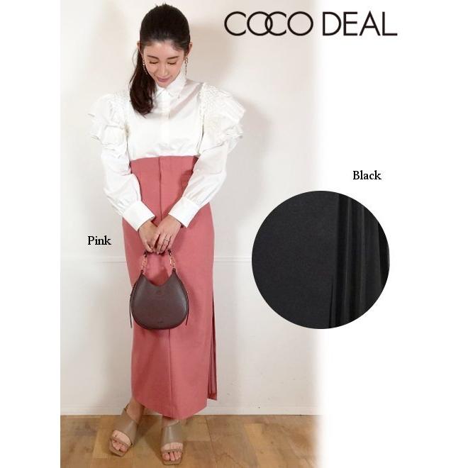 ココディール（COCO DEAL） スリットプリーツハイウエストロング