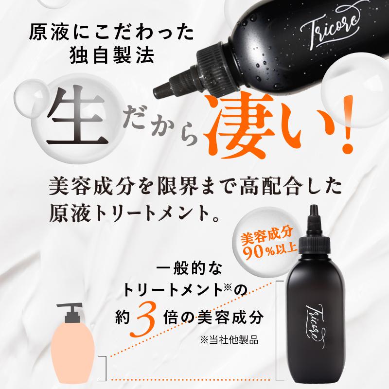 Tricore（トリコレ） 公式 温感 生トリートメント ミニボトル54ml（約3