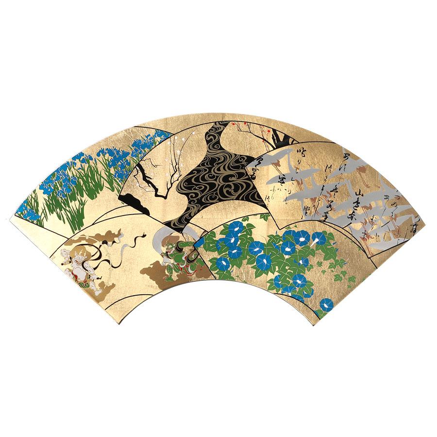 山田平安堂 扇面額 琳派写 : 漆器 山田平安堂 - 通販 - Yahoo!ショッピング