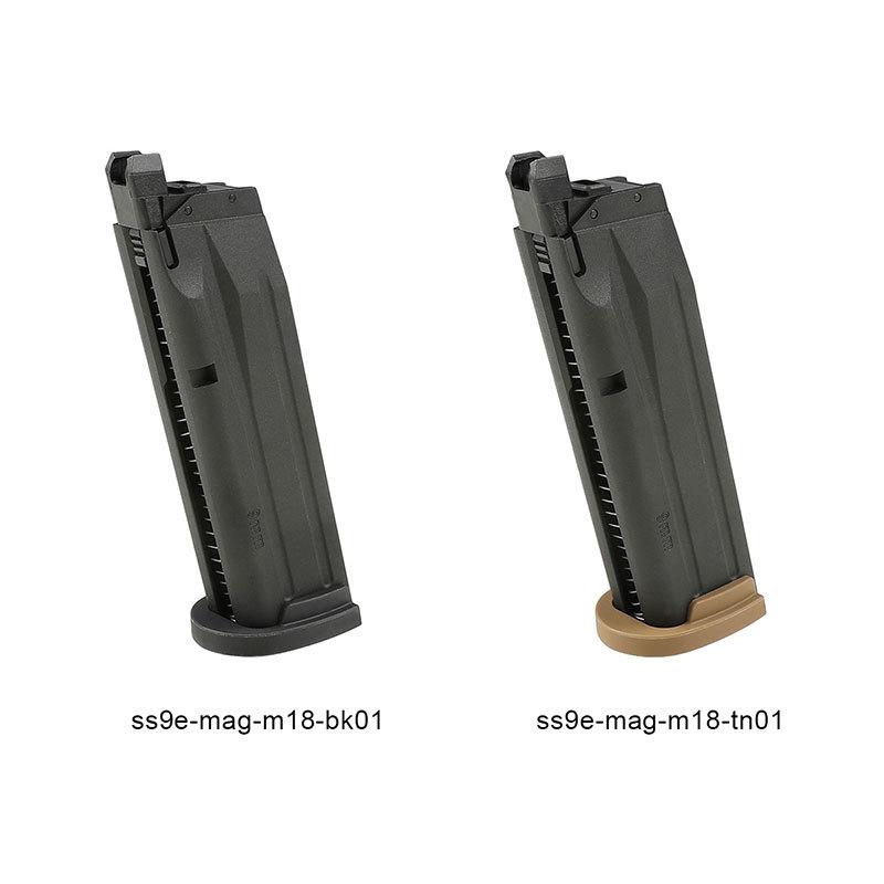 SIG AIR/VFC P320-M17/M18 20連スペアマガジン BK : ミリタリー