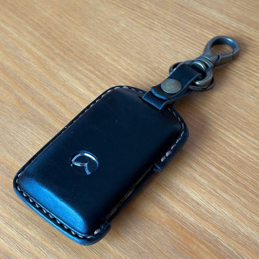 本革 スマートキーケース マツダ用 CX-8 CX-60 CX-5 CX-30 MX-30