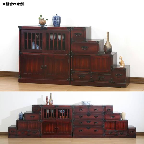 民芸和家具 和箪笥 茶箪笥 水屋 完成品 和風家具 チェスト