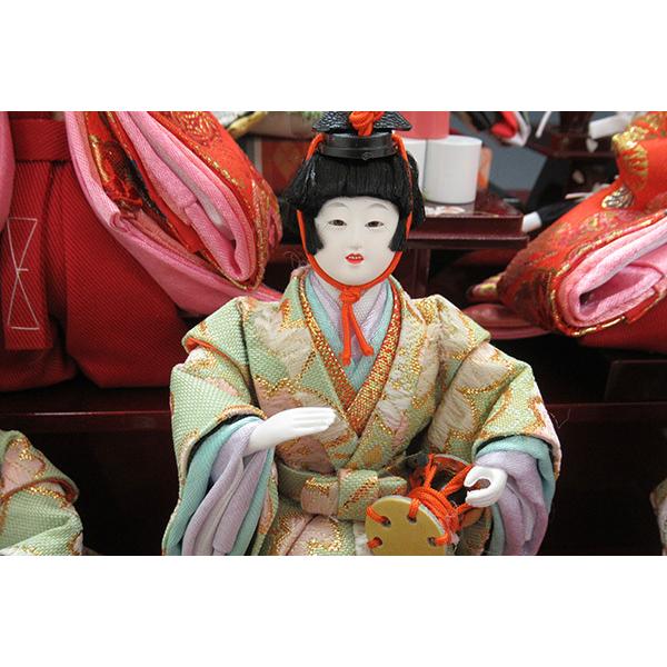 雛人形 ひな人形 K102 コンパクト オルゴール付き 人形の佳月 雛人形