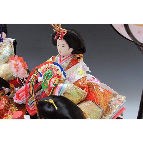 セール】雛人形 ひな人形 K118 コンパクト オルゴール付き 人形の佳月