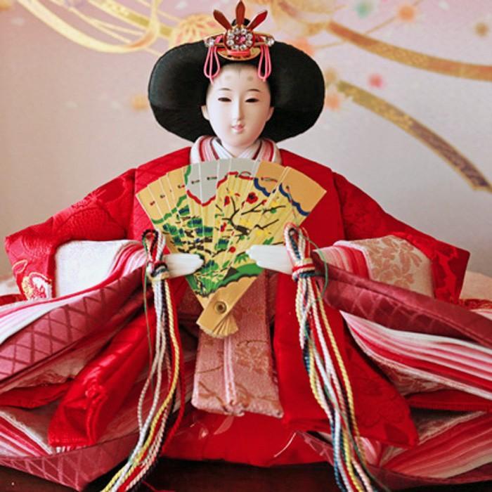 ひなせい 雛人形 三段飾り 収納飾り 「優里花雛」 おしゃれ 5人 五人