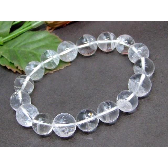 天然石 59996 虹入り ホワイト ファントム クォーツ 水晶 12mm AAA