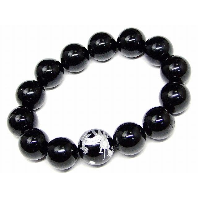 天然石 パワーストーン 65257 今月の半額 わけあり 16mm モリオン 黒