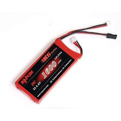 Kypom K6 6.6V 1600mAh 20C40C 平 リフェ バッテリー☆ホビーショップ
