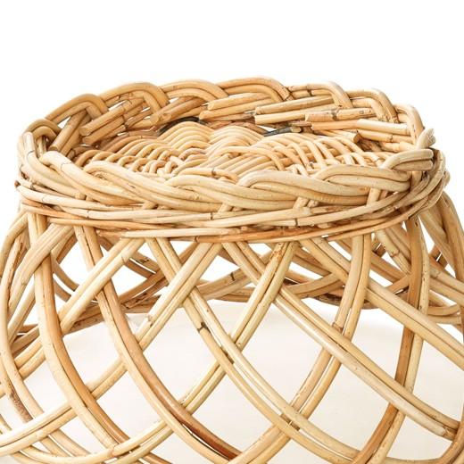 松野屋 ラタン脱衣かご バスケット 籐 整理 収納 インテリア