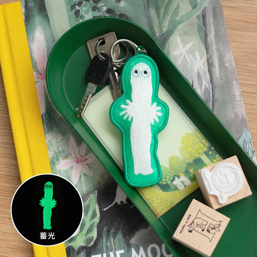 MOOMIN（ムーミン） ルミナスキーリング ニョロニョロ キーホルダー