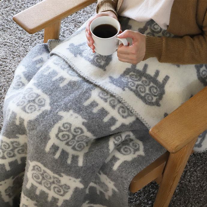 KLIPPAN（クリッパン） ウール ブランケット ハーフ 90×130 ベングトの