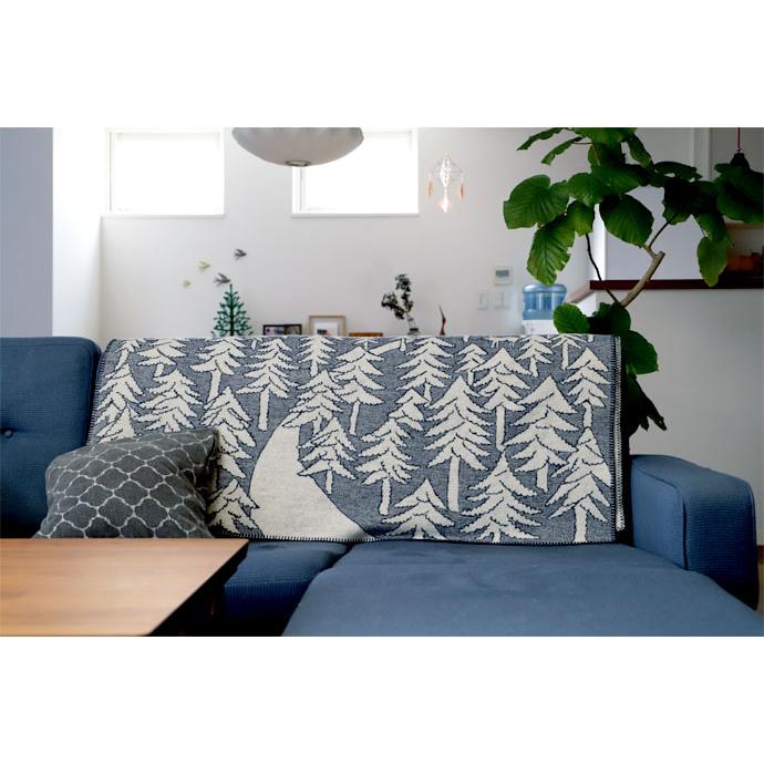 KLIPPAN（クリッパン） ウール ブランケット HOUSE IN THE FOREST