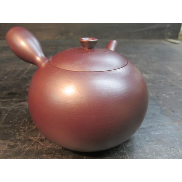 中山米楽 二本松萬古焼 急須 横手 茶注 茶器 煎茶道具 紙箱 陶芸 作家