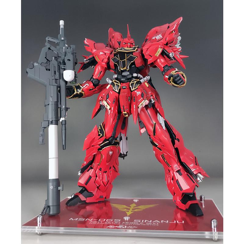 注文販売【MG 1/100 MSN-06S Sinanju シナンジュ 改修塗装済完成品