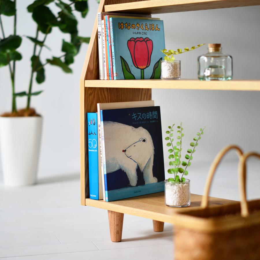 国産/無垢/完成品】マガジンラック オープンラック ブックシェルフ