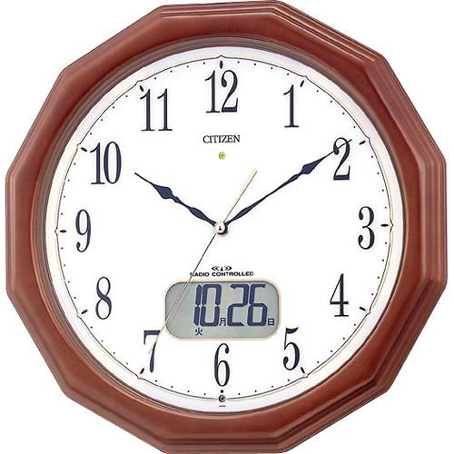 CITIZEN シチズン ネムリーナカレンダーB 4FY606-B6 電波掛け時計