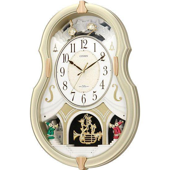 美品 CITIZEN メロディ 電波壁掛け時計 パルミューズコンチェル 稼働品