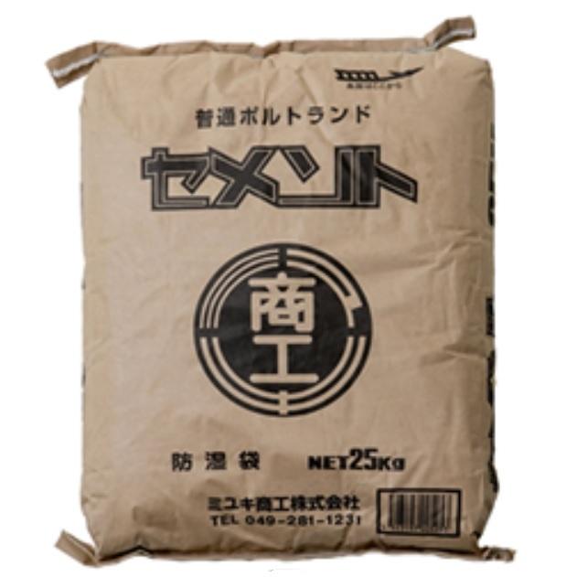 普通ポルトランドセメント 25kg ミユキ商工 コンクリート モルタル