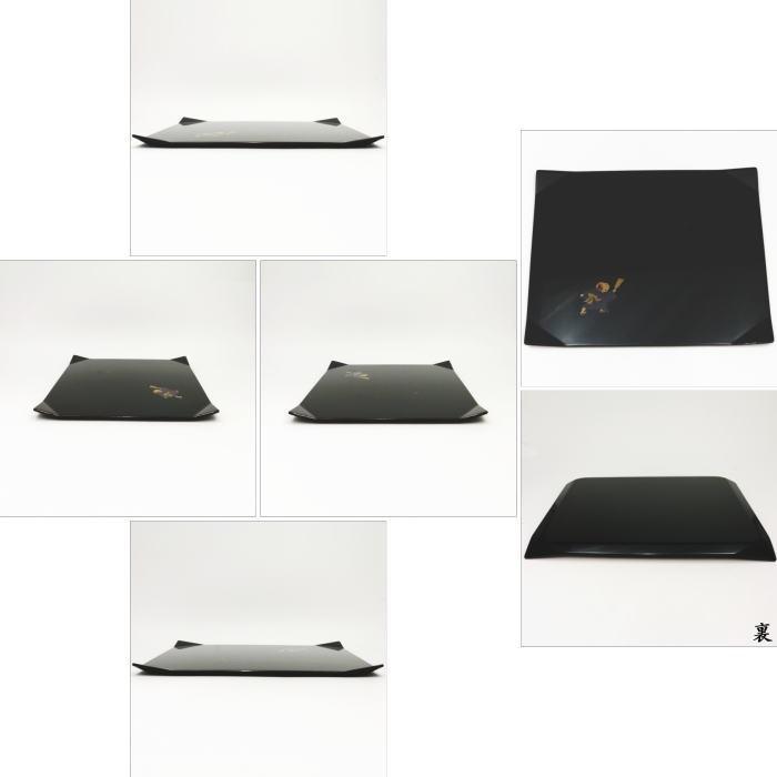 中古 茶道具 懐石道具 会席道具/折敷 懐石膳 会席盆 点心盆 輪島塗り