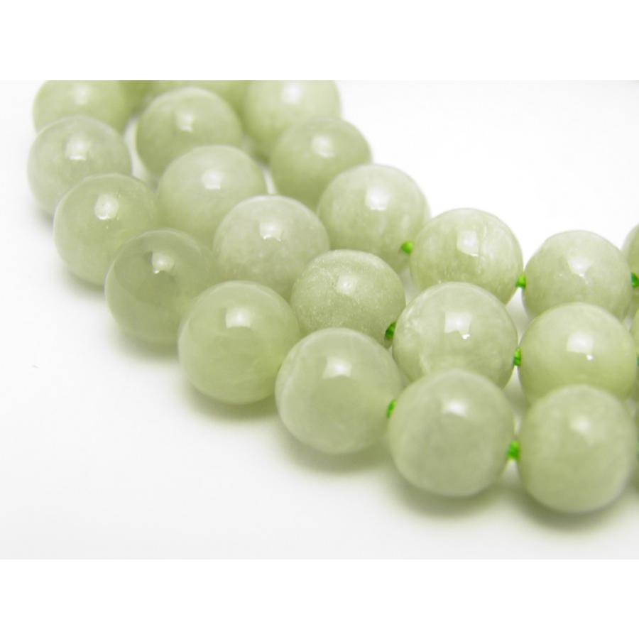 丸ビーズ 和田玉 ホータン玉 ウイグル和田地区産 8mm 一連