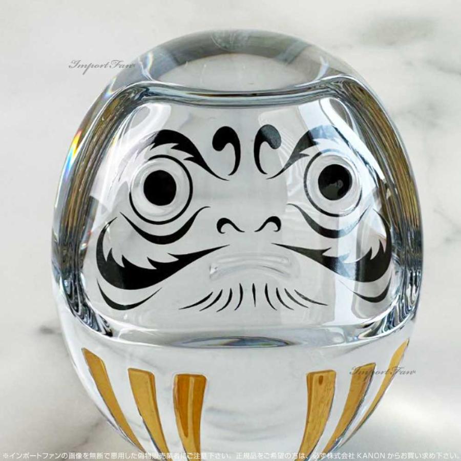 バカラ（Baccarat） ダルマ 正月 縁起物 クリスタル クリア Baccarat