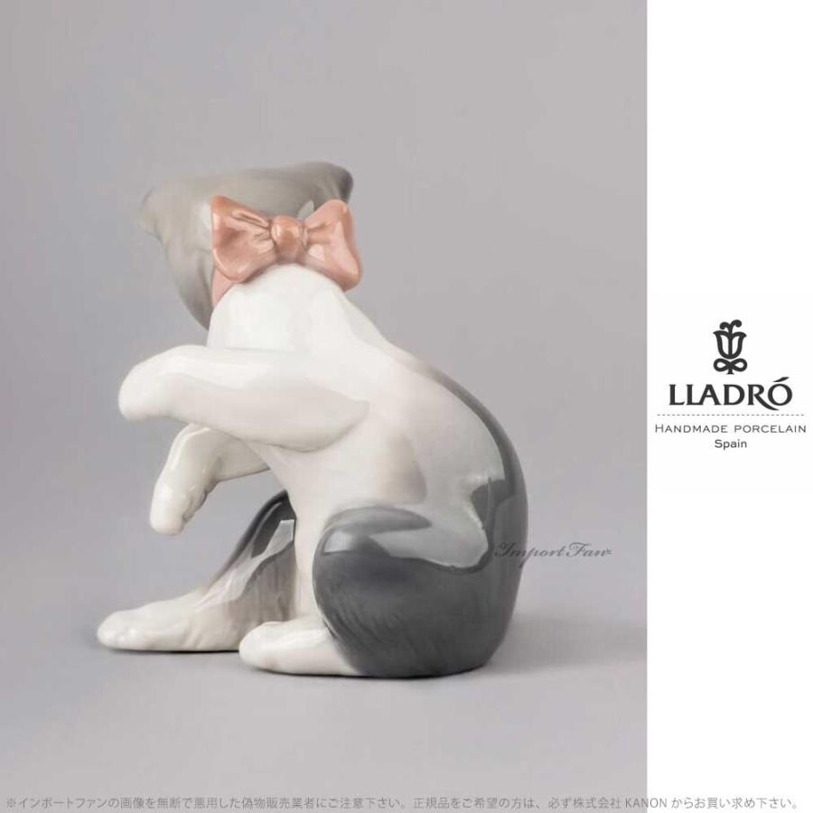 LLADRO（リヤドロ） 驚いた仔猫ちゃん ネコ ネズミ 置物 01005236